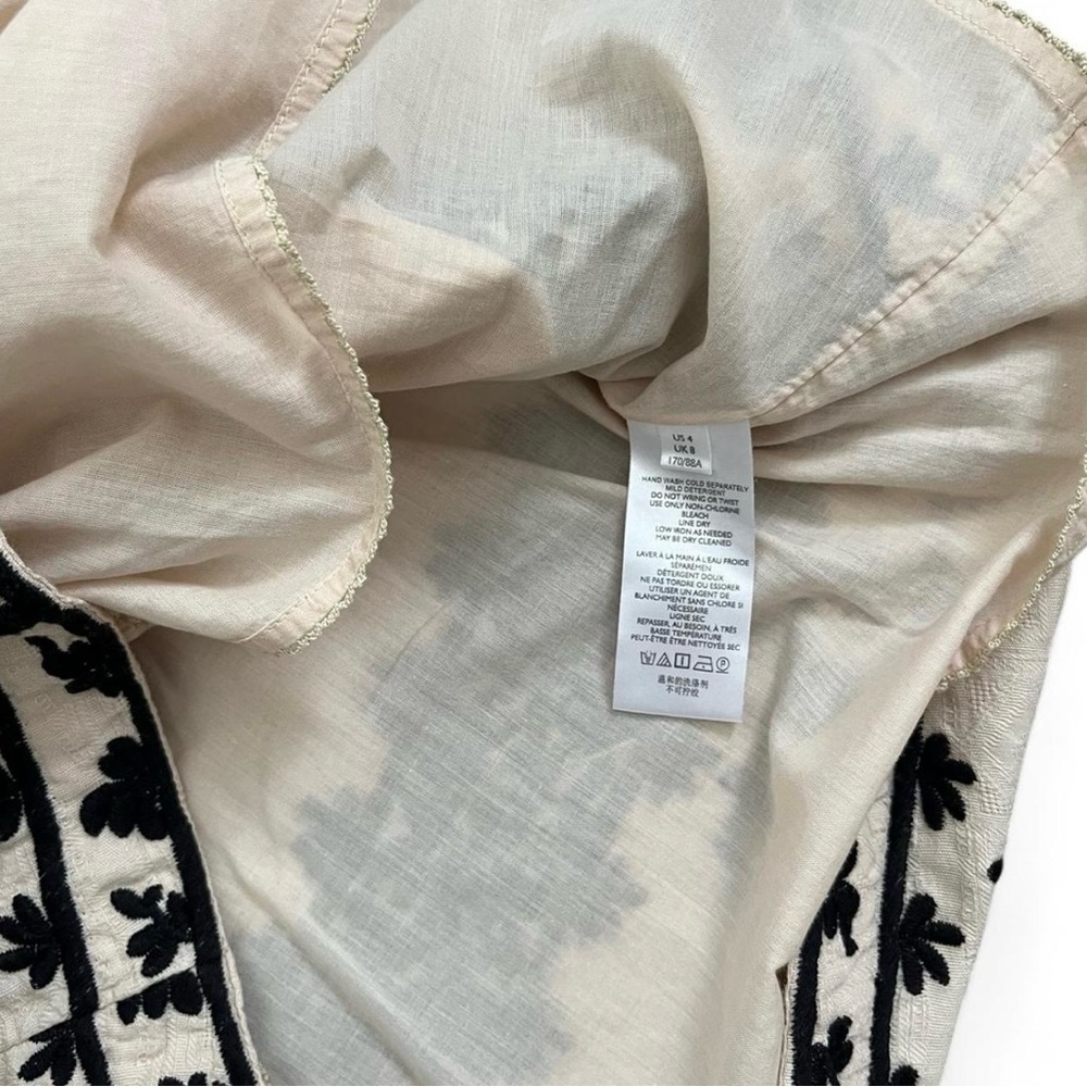Anthropologie Orla Embroidered Mini Dress Boho - Picture 6 of 10